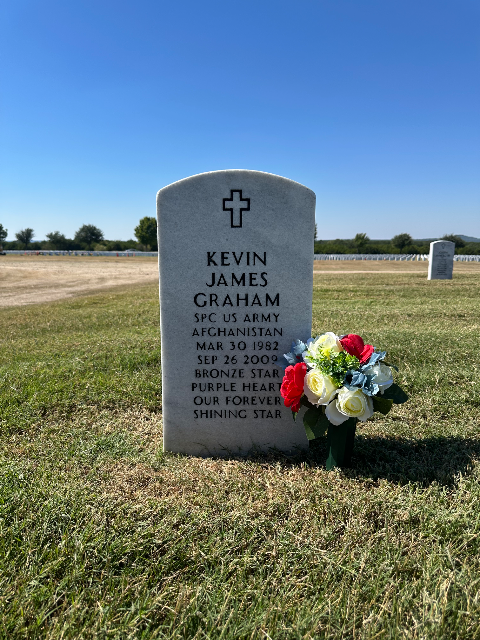 Flower delivery for Kevin James Graham