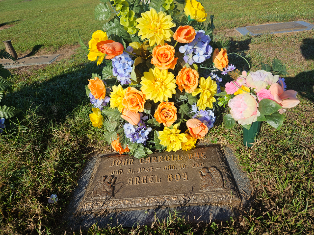 Flower delivery for John Carroll Dye