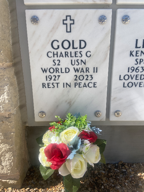 Flower delivery for Charles Gordon Gold