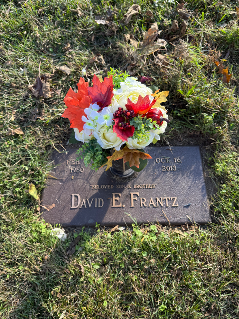 Flower delivery for David E Frantz