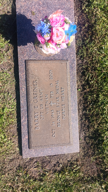 Flower delivery for Barry Eugene Greiner