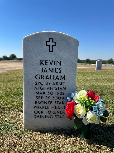 Flower delivery for Kevin James Graham