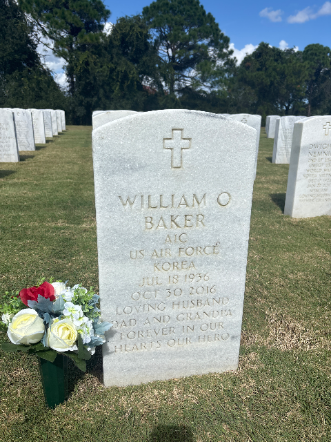 Flower delivery for William DAD Baker