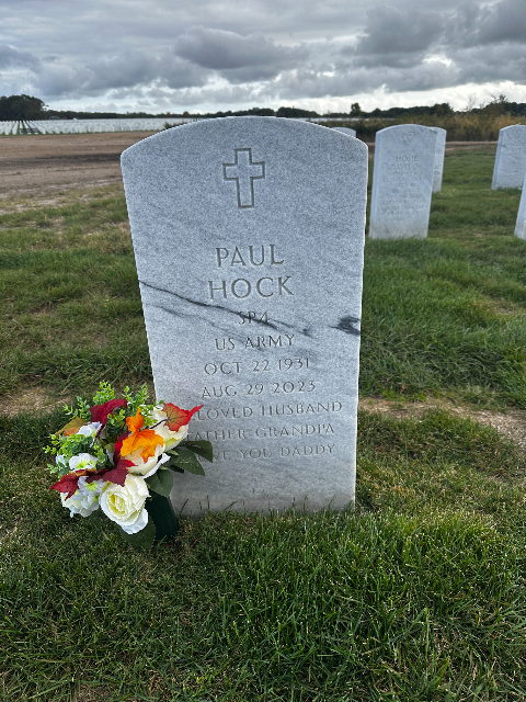 Flower delivery for Paul Hock