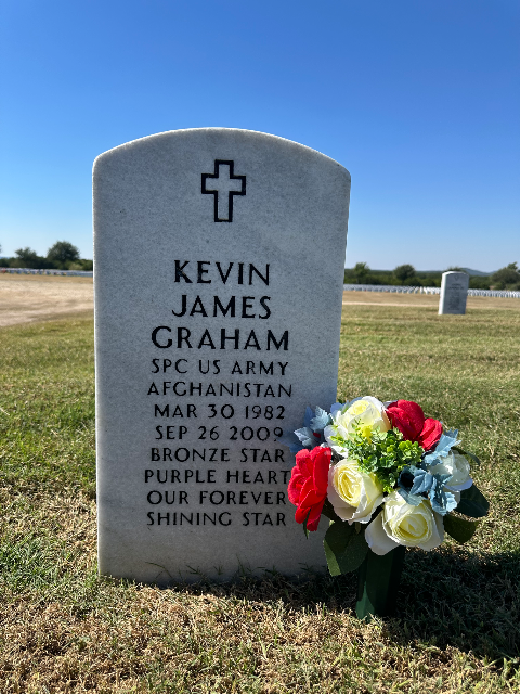 Flower delivery for Kevin James Graham