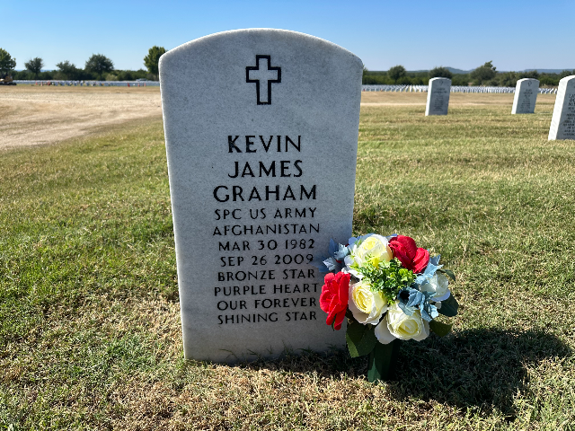 Flower delivery for Kevin James Graham