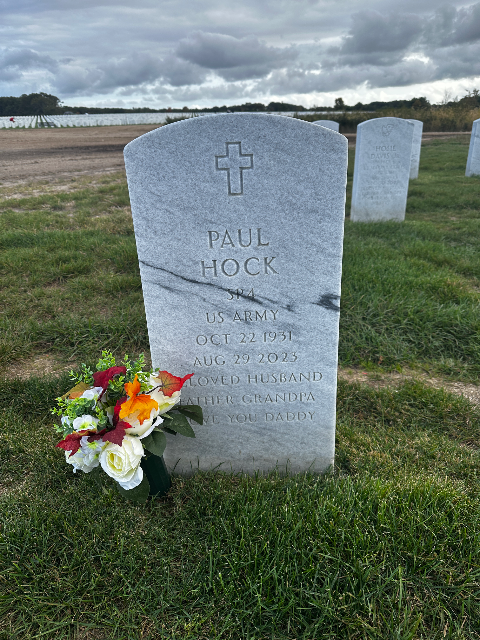 Flower delivery for Paul Hock