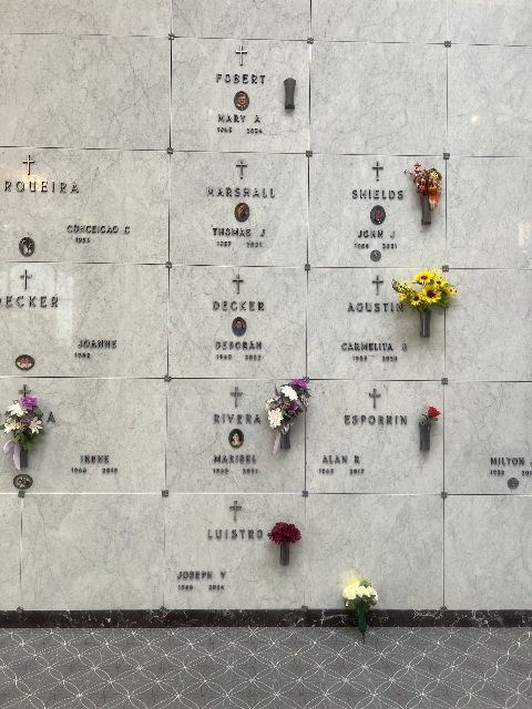 Flower delivery for Mary A. Fobert