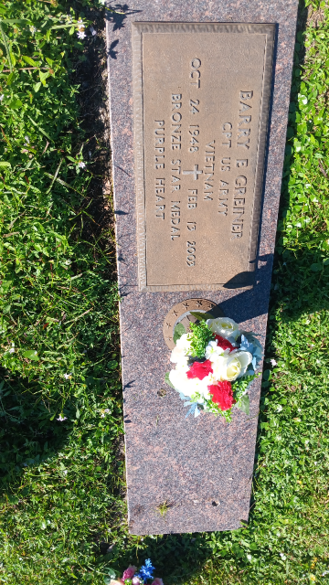 Flower delivery for Barry Eugene Greiner