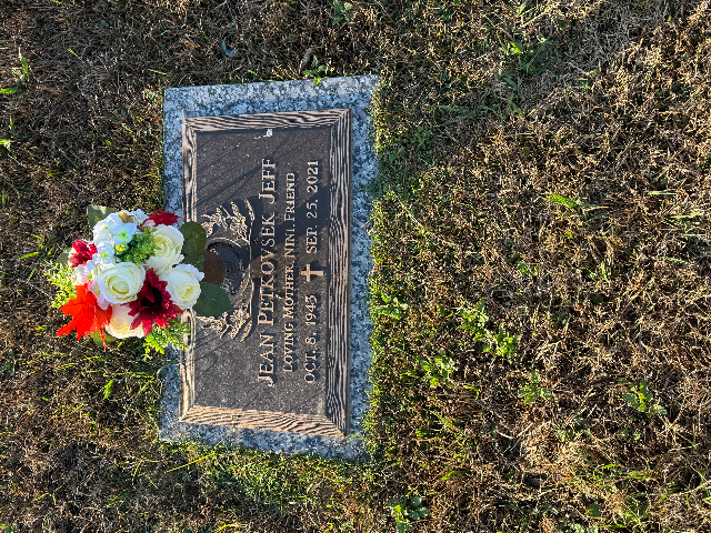 Flower delivery for Jean Petkovsek Jeff