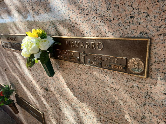 Flower delivery for Pete Navarro