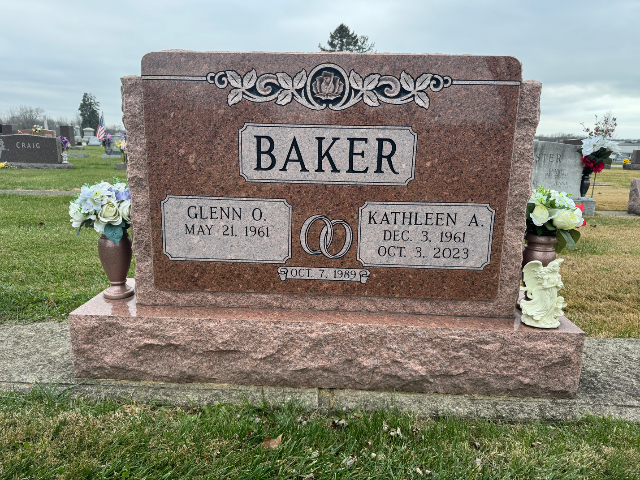 Flower delivery for Kathleen A. Baker