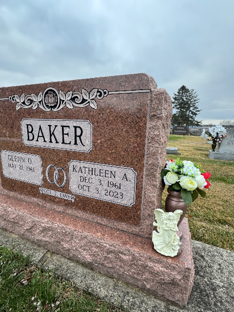 Flower delivery for Kathleen A. Baker