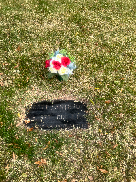 Flower delivery for Brett J. Santoro