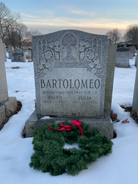 Flower delivery for Julia Bartolomeo