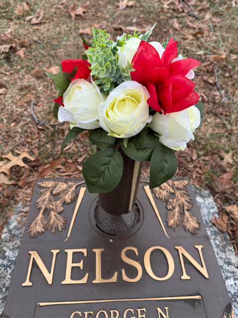 Flower delivery for George N. N. Nelson