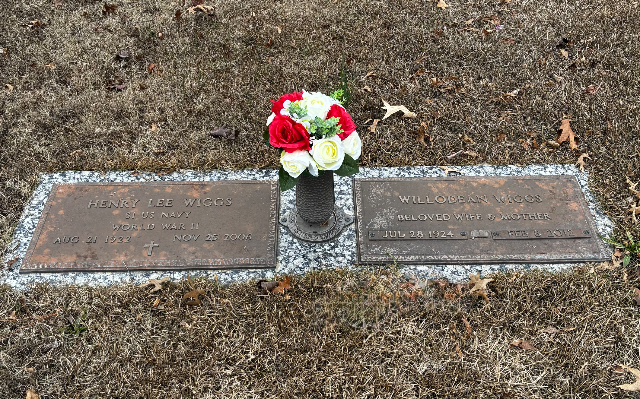 Flower delivery for Willodean Mangrum Wiggs