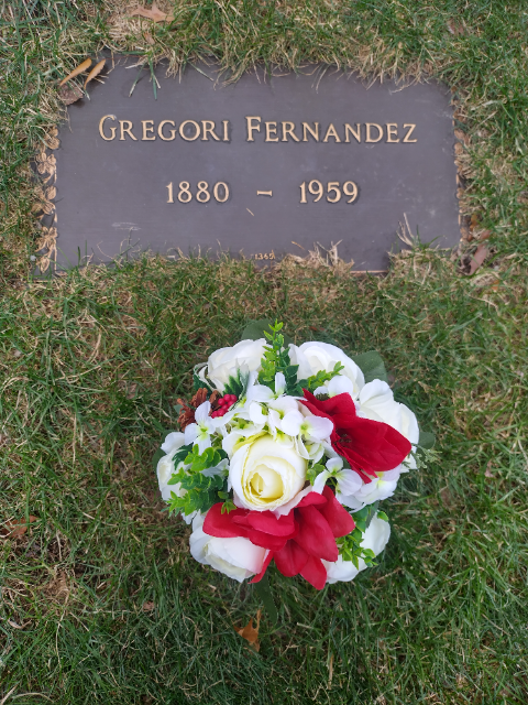 Flower delivery for Gregorio Fernandez