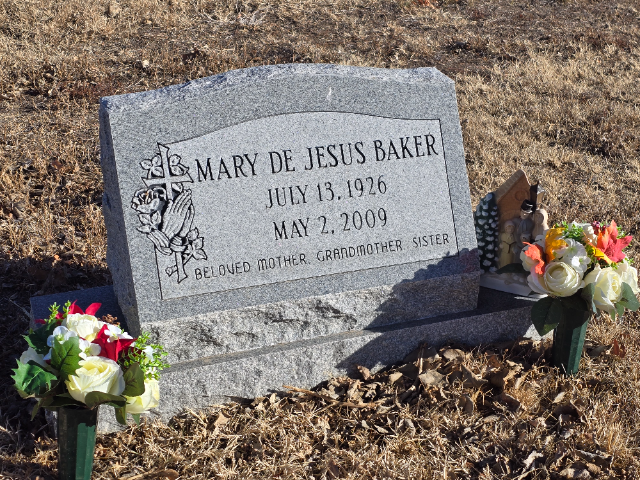 Flower delivery for Mary De Jesus Baker