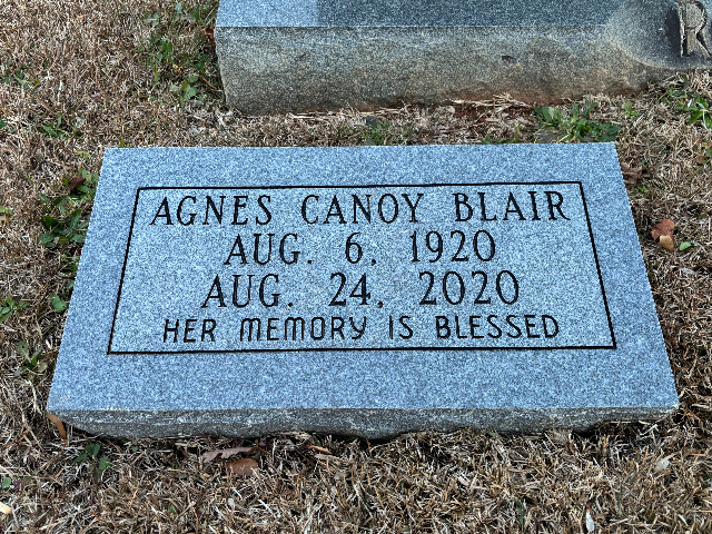 Flower delivery for Agnes Canoy Blair