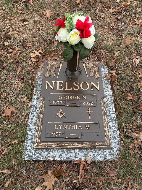 Flower delivery for George N. N. Nelson