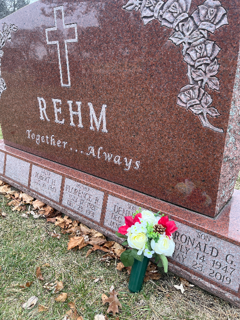 Flower delivery for Ronald G Rehm