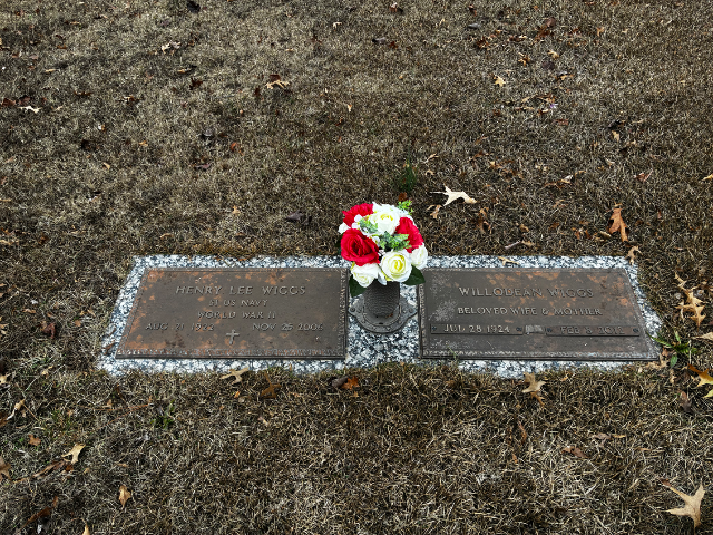 Flower delivery for Willodean Mangrum Wiggs