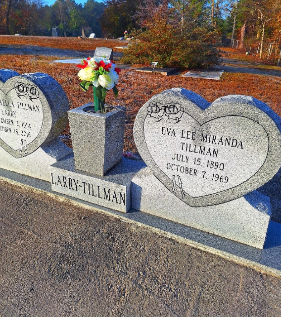 Flower delivery for Eva Lee Miranda Tillman