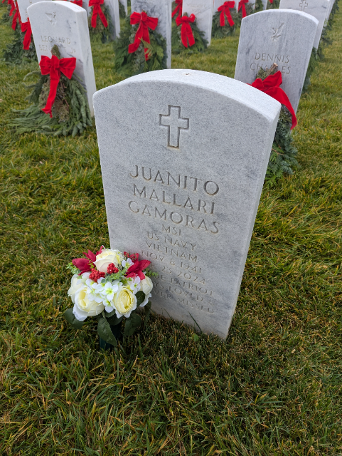 Flower delivery for Juanito Mallari Gamoras