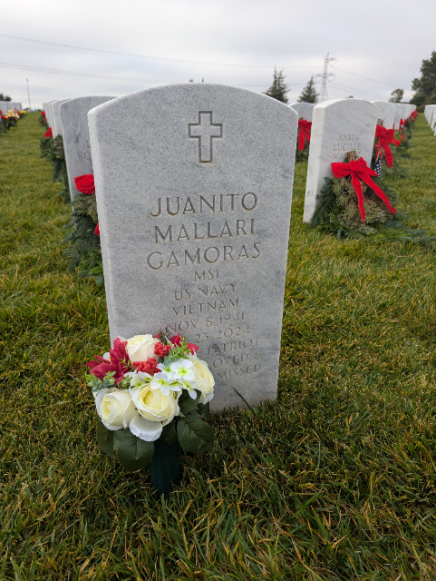 Flower delivery for Juanito Mallari Gamoras