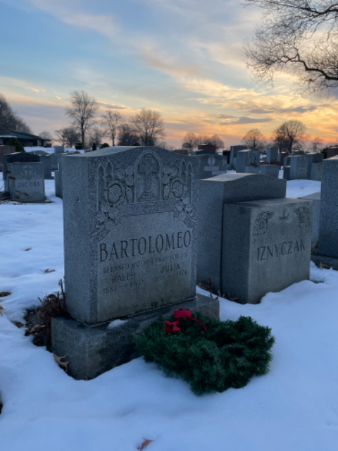 Flower delivery for Julia Bartolomeo