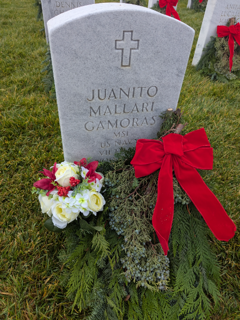 Flower delivery for Juanito Mallari Gamoras