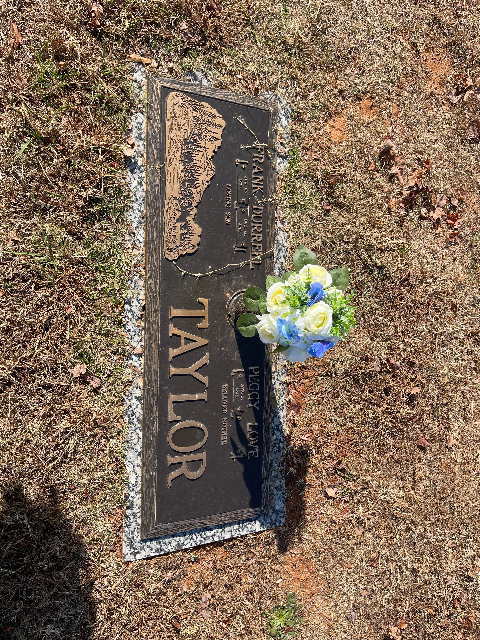 Flower delivery for Frank Durrell “Dewey” Taylor