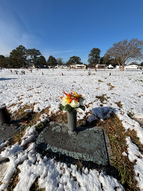 Flower delivery for Melvin Gregory