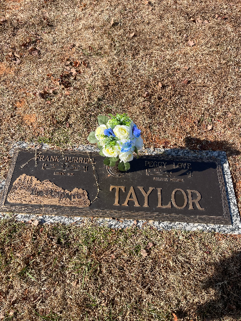 Flower delivery for Frank Durrell “Dewey” Taylor