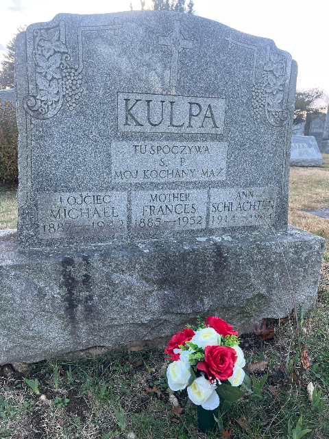 Flower delivery for Michael Kulpa