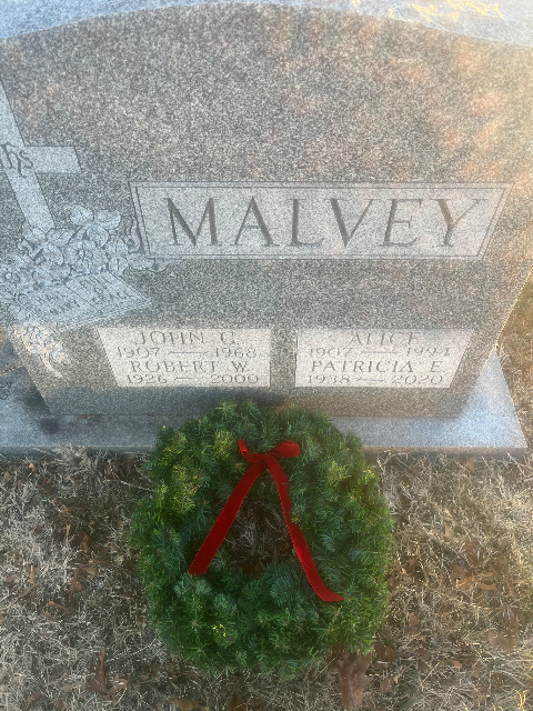 Flower delivery for John Malvey