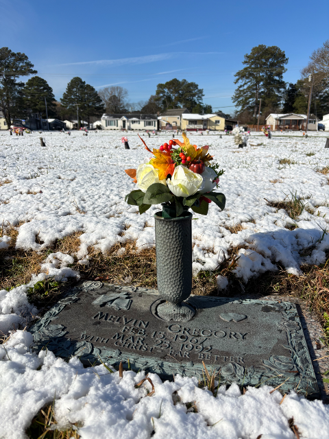 Flower delivery for Melvin Gregory