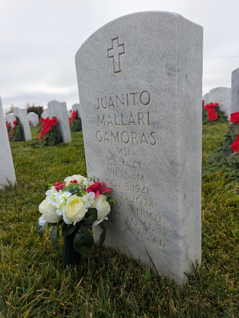 Flower delivery for Juanito Mallari Gamoras