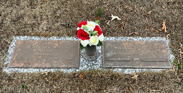 Flower delivery for Willodean Mangrum Wiggs