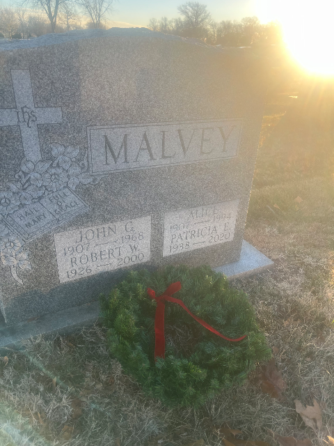 Flower delivery for John Malvey