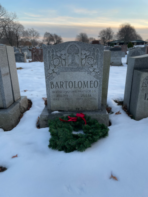 Flower delivery for Julia Bartolomeo