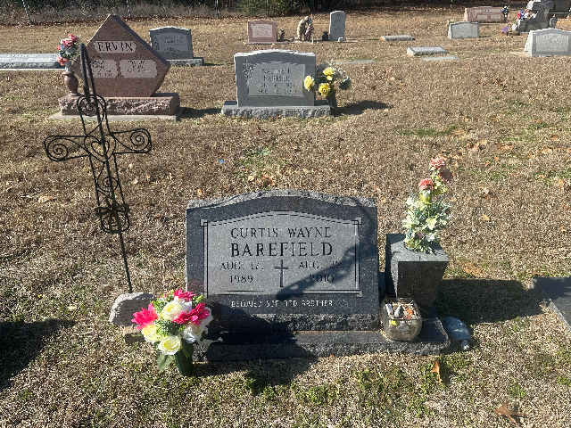 Flower delivery for Curtis Wayne Barefield