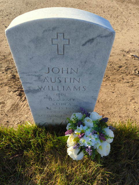 Flower delivery for John Austin Williams