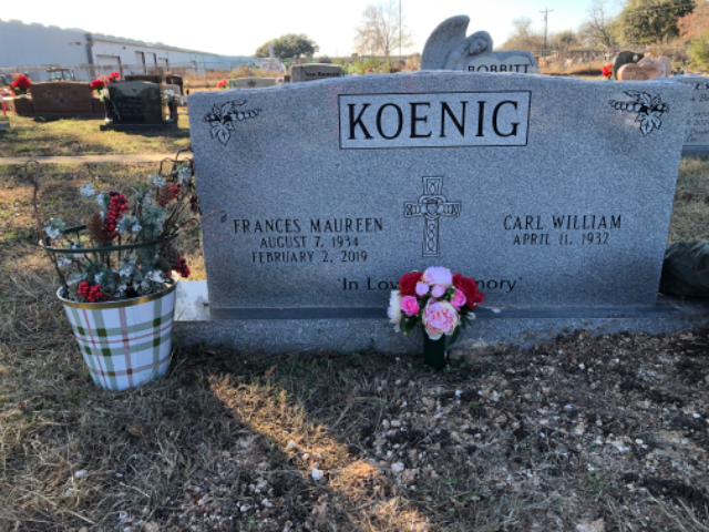 Flower delivery for Frances Maureen Koenig