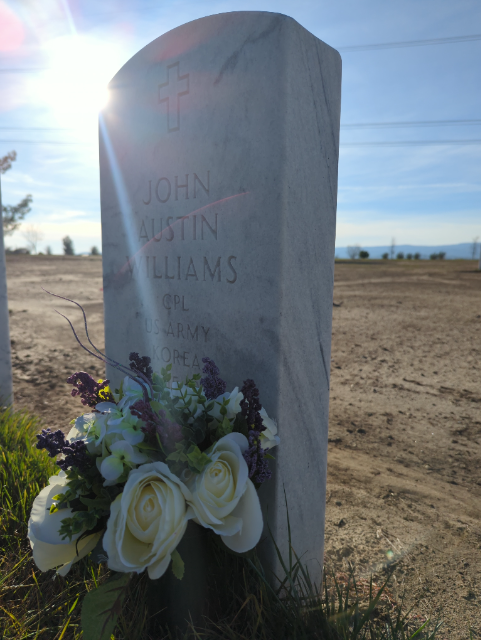 Flower delivery for John Austin Williams