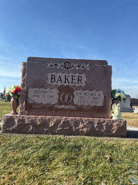 Flower delivery for Kathleen A. Baker