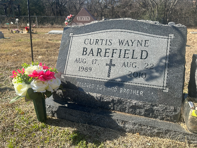 Flower delivery for Curtis Wayne Barefield