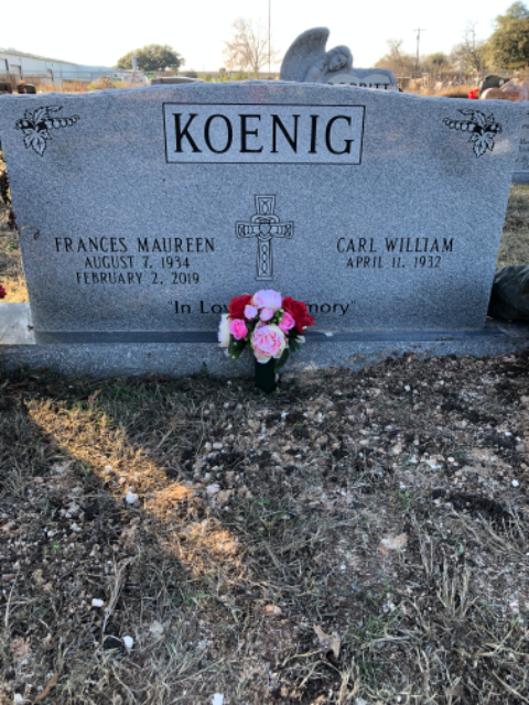 Flower delivery for Frances Maureen Koenig