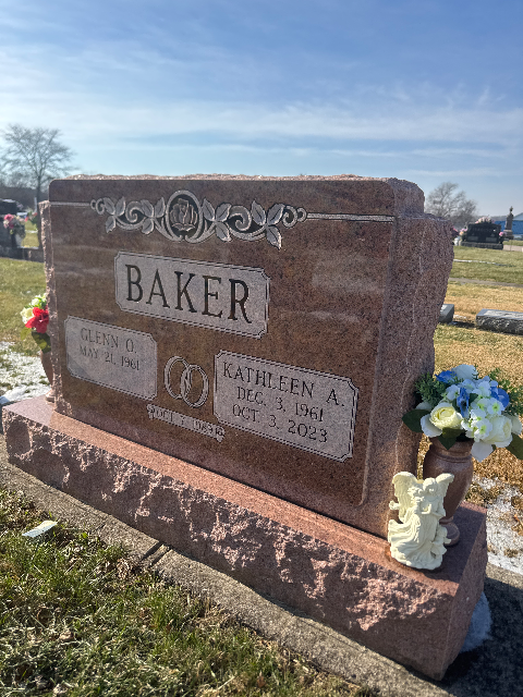 Flower delivery for Kathleen A. Baker